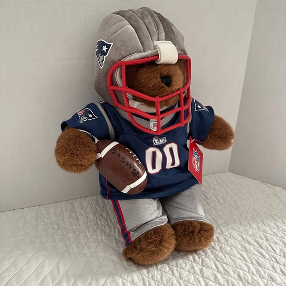 New England Patriots Build A Bear Workshop 16" Plush Football NFL Uniform - Picture 14 of 16